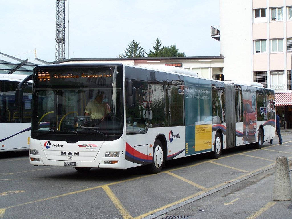 Bremgarten : Lion's City G auf der Linie 444, Eilkurs nach Zrich, am 06/09/10.