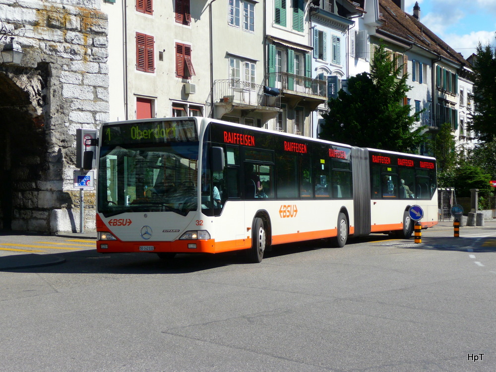BSU - Mercedes Citaro Nr.32  SO  142032 unterwegs auf der Linie 1 am 08.09.2010
