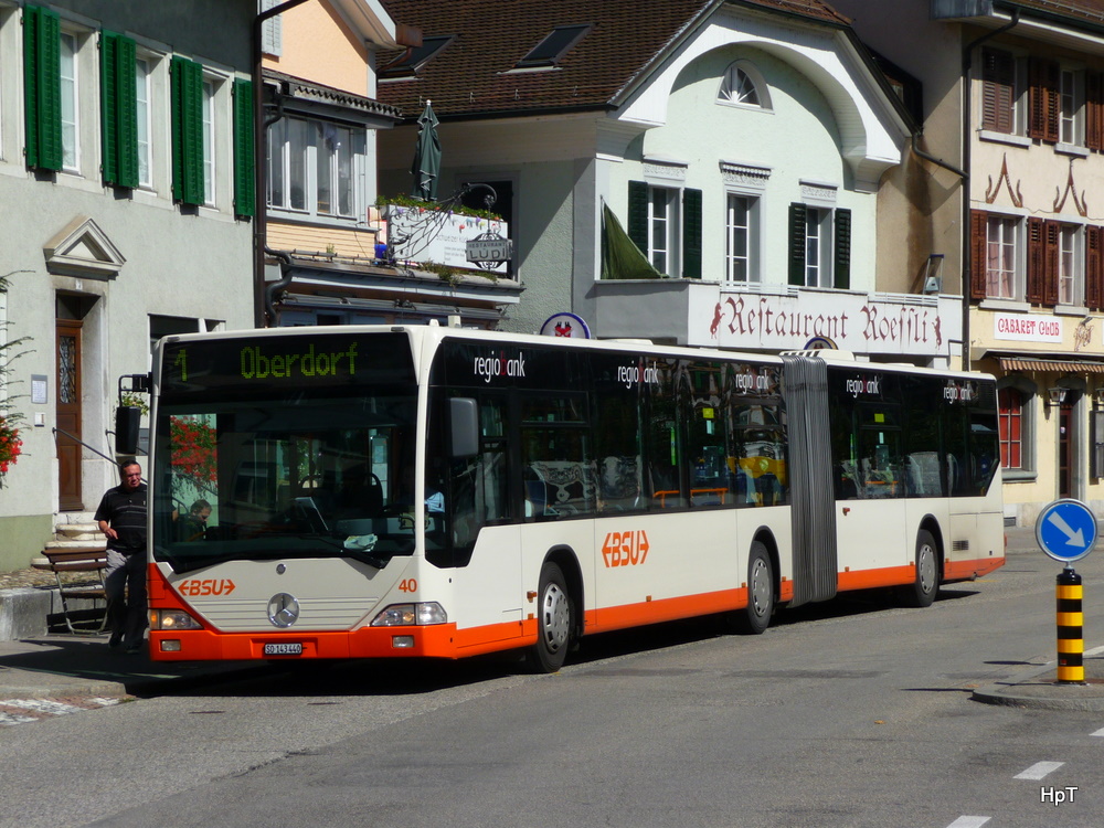 BSU - Mercedes Citaro Nr.40  SO  143440 unterwegs auf der Linie 1 am 08.09.2010