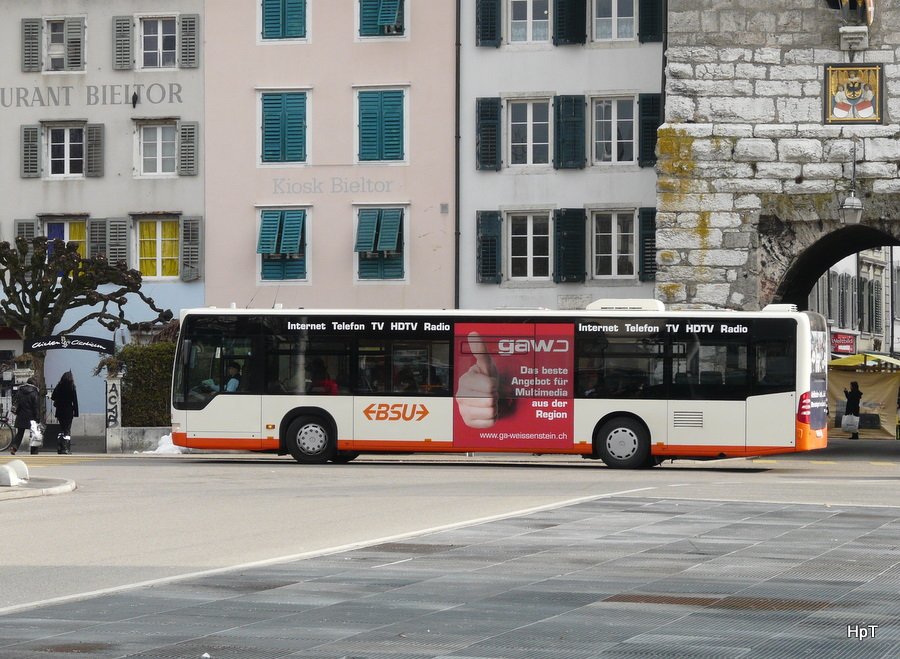 BSU - Mercedes Citaro Nr.78 SO 148778 unterwegs auf der Linie 3 in der Stadt Solothurn am 23.01.2010