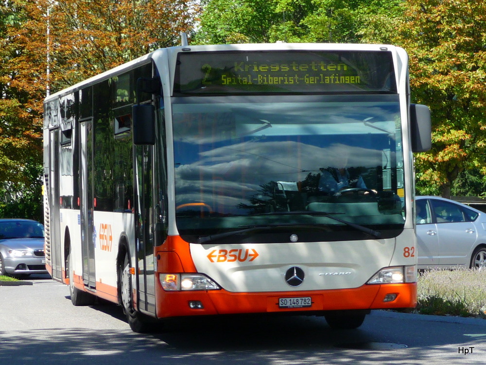 BSU - Mercedes Citaro Nr.82  SO  148782 unterwegs auf der Linie 2 am 08.09.2010