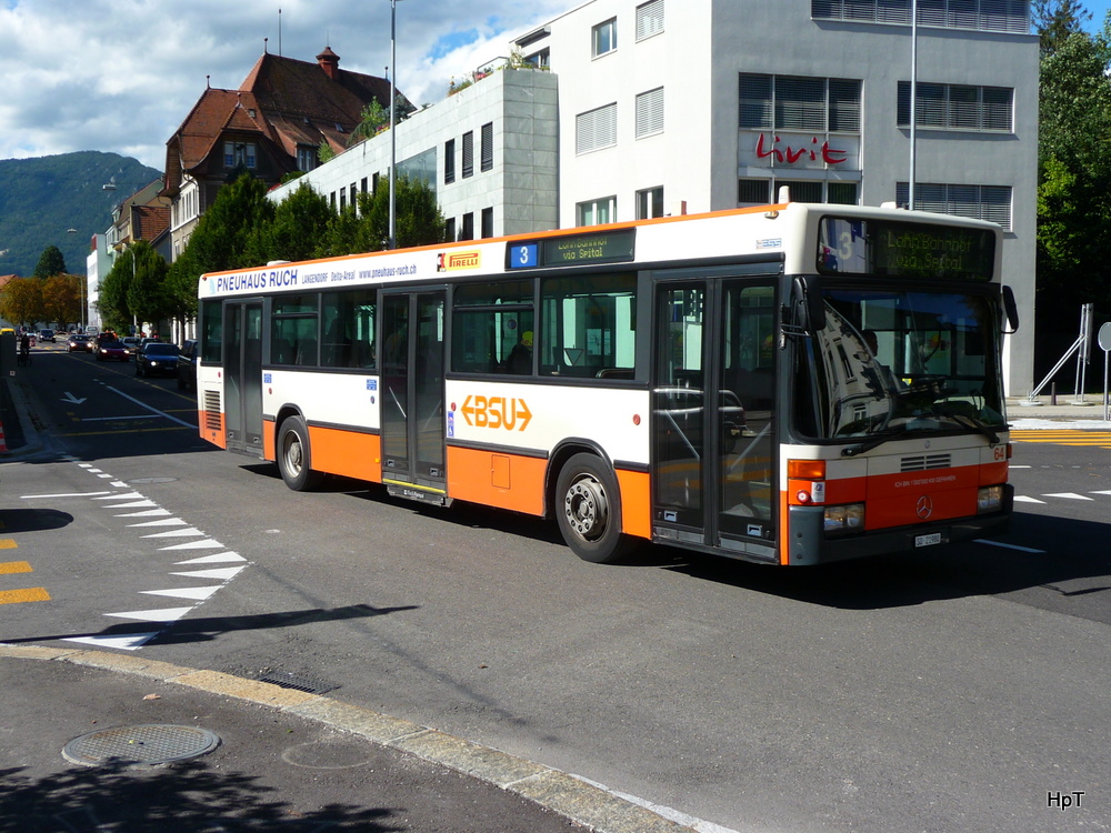 BSU - Mercedes Nr.64  SO 21980 unterwegs auf der Linie 3 in Solothurn am 08.09.2010
