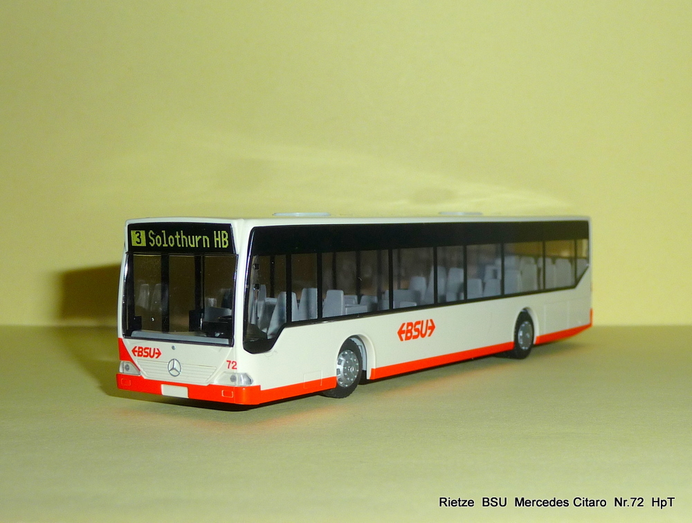 BSU - Rietze Bus Modell Mercedes Citaro  Nr.72