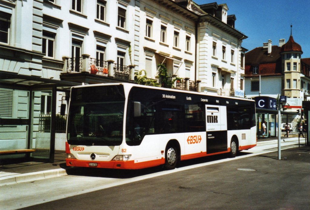 BSU Solothurn Nr. 82/SO 148'782 Mercedes Citaro am 24. Mai 2010 Solothurn, Bahnhof