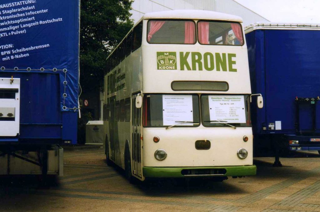 Bssing/Gaubschat DE72 4TP, aufgenommen auf der IAA 1998 in Hannover.