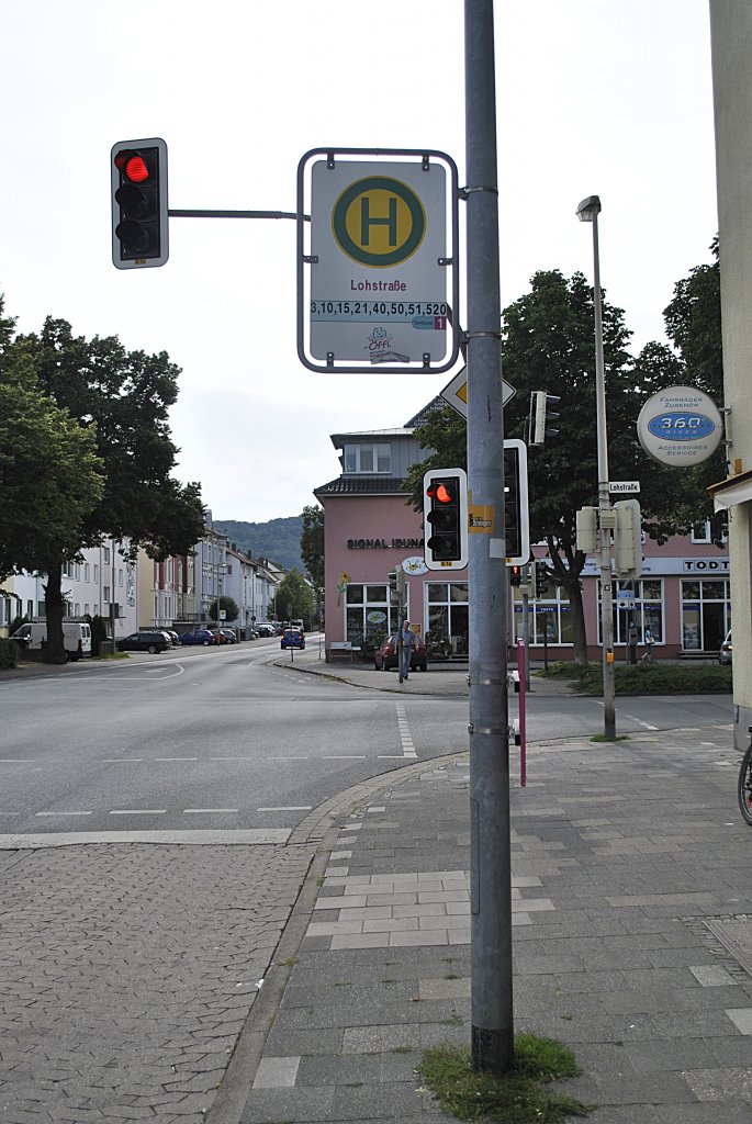 Bushaltestelle  Lohstrae  in Hameln, am 12.07.2011.
