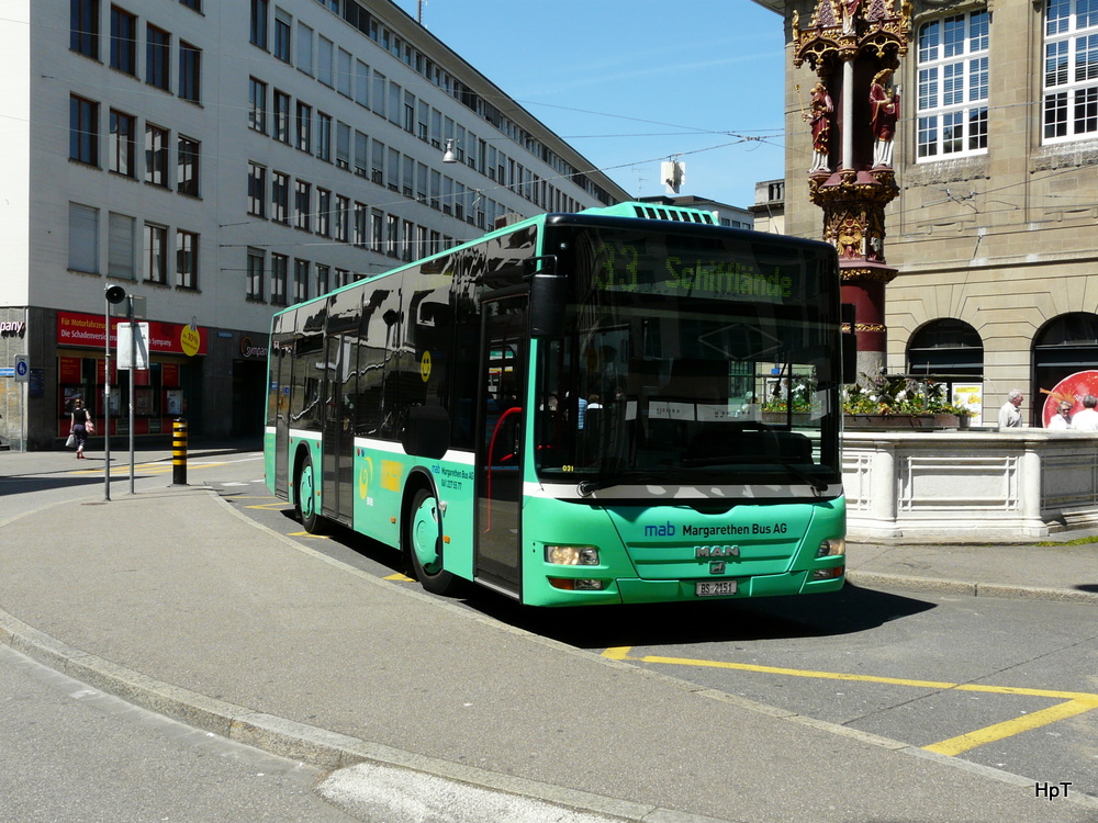 BVB - MAN Lion`s City Nr.31  BS 2151 unterwegs auf der Linie 33 am 24.05.2010
