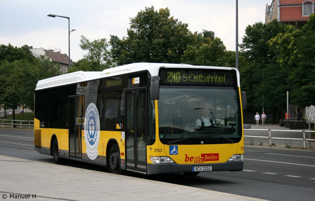 BVG 2153 (B V 2153).
Berlin Lichtenberg, 9.8.2010.