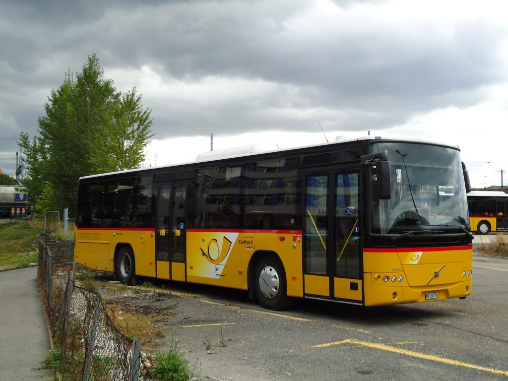 CarPostal Ouest VD 124'774 Volvo am 26. Juli 2010 Yverdon, Postgarage