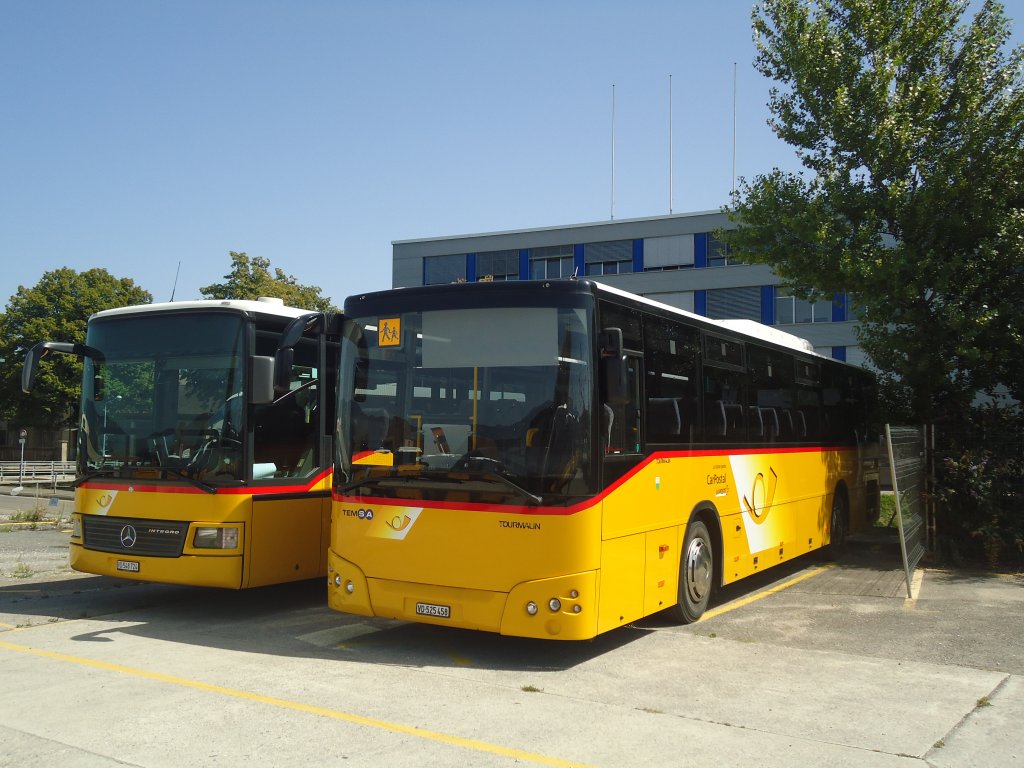 CarPostal Ouest - VD 525'458 - Temsa am 19. August 2012 in Yverdon, Postgarage
