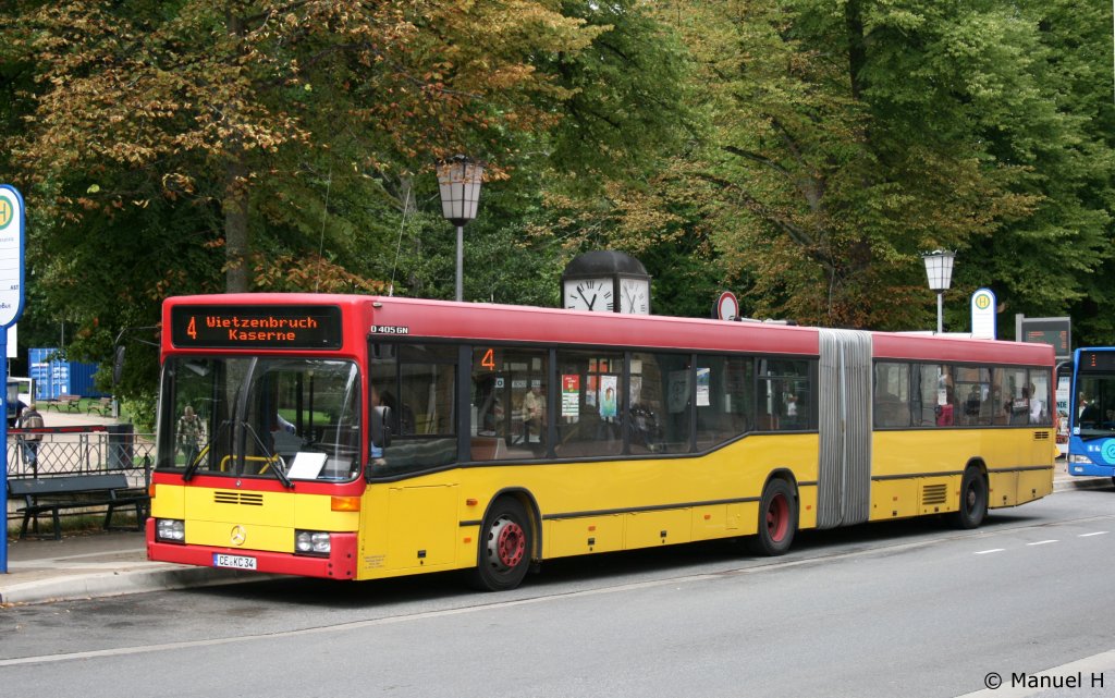 CeBus (CE KC 34).
Celle Schlopark, 16.8.2010.