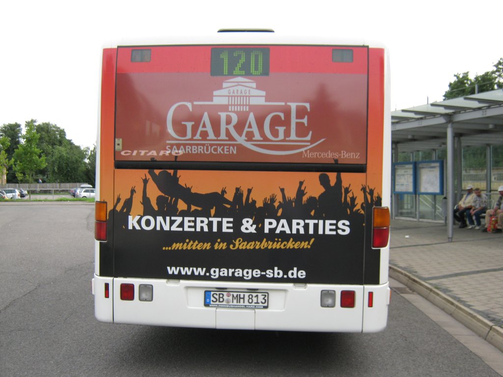 Citaro Bus in Saarbrcken Brebach. Die Aufnahme des Foto war am 02.09.2010.