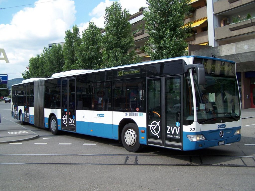 Citaro Facelift Gelenkbus Nr 33 am 27/07/10.