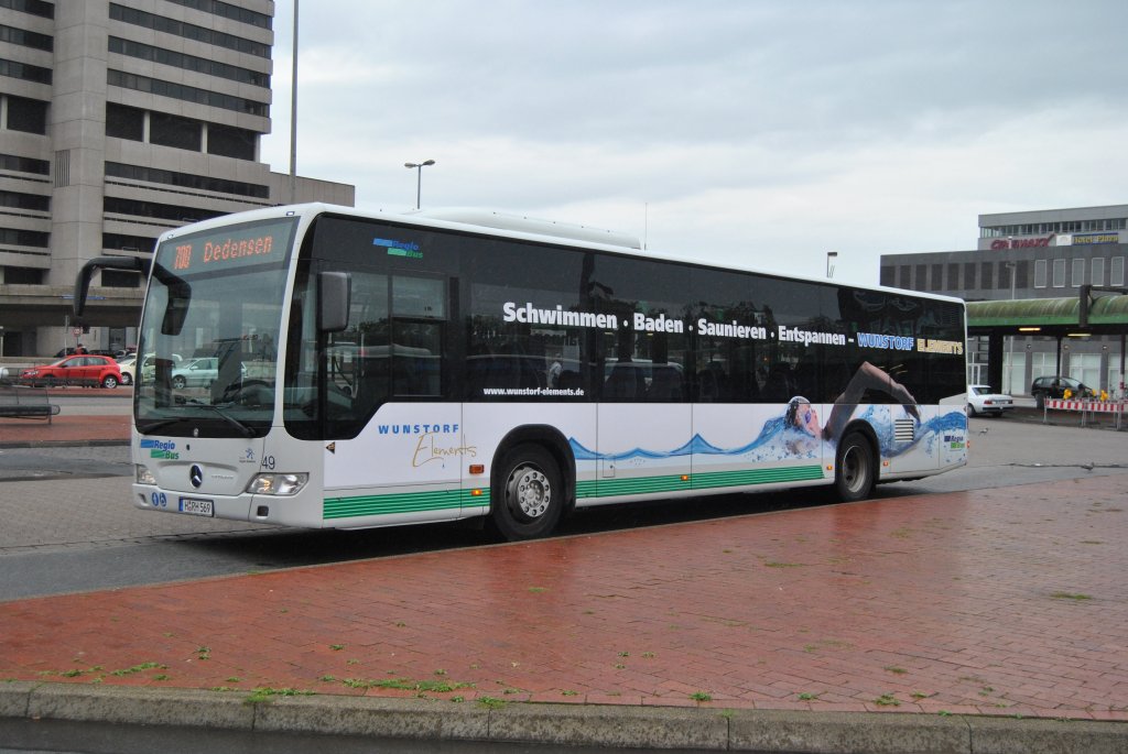Citaro II, am ZOB im Hannover, am 29.08.10