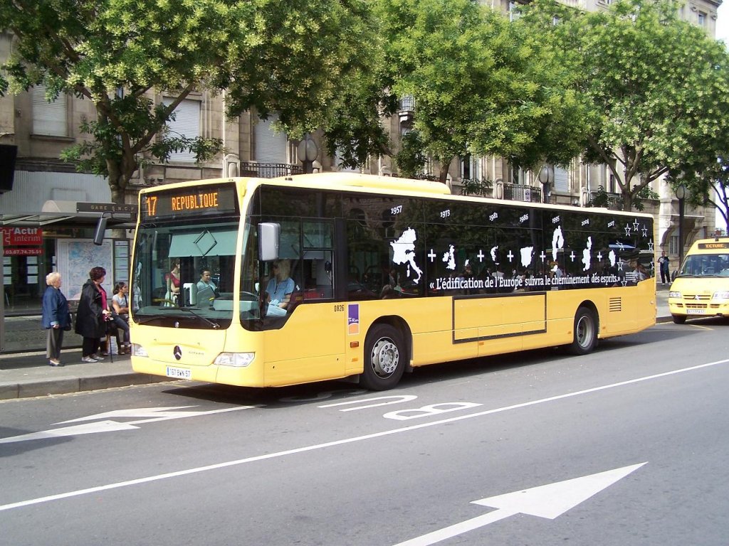 Citaro II Nr 0826 am 08/07/11.