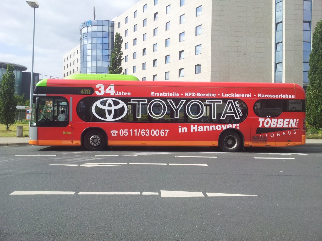 Citaro Irvine, am 6.9.12 am Airport Hannover.