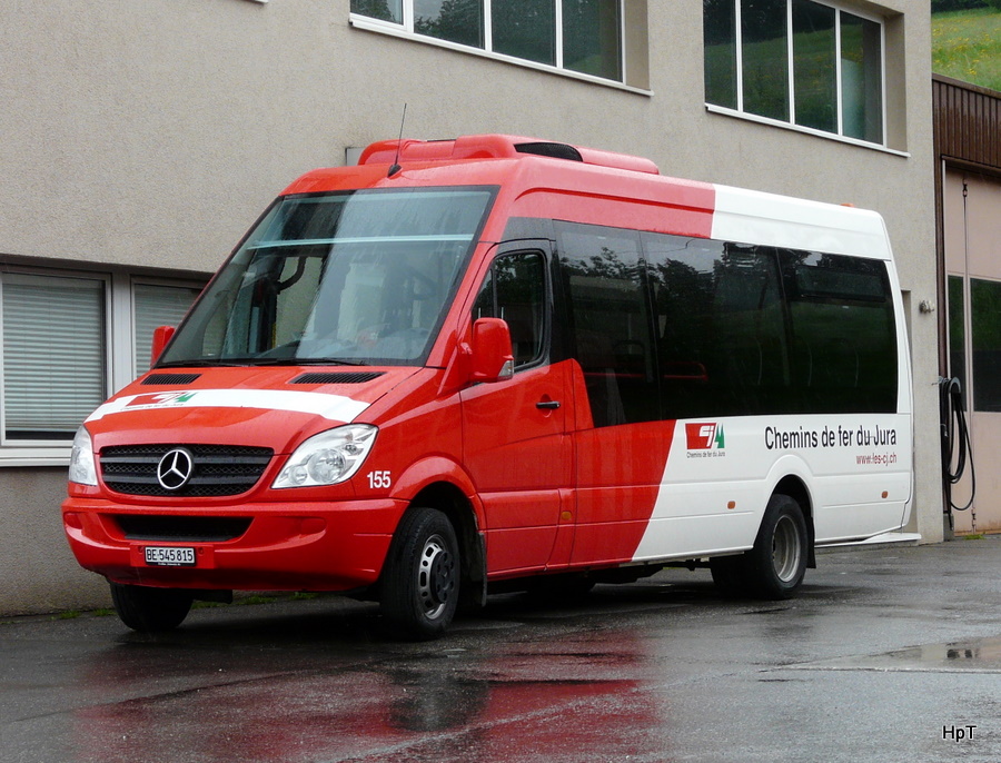 CJ - Mercedes Sprinter Nr.155  BE 545815 in Tramelan am 19.06.2010