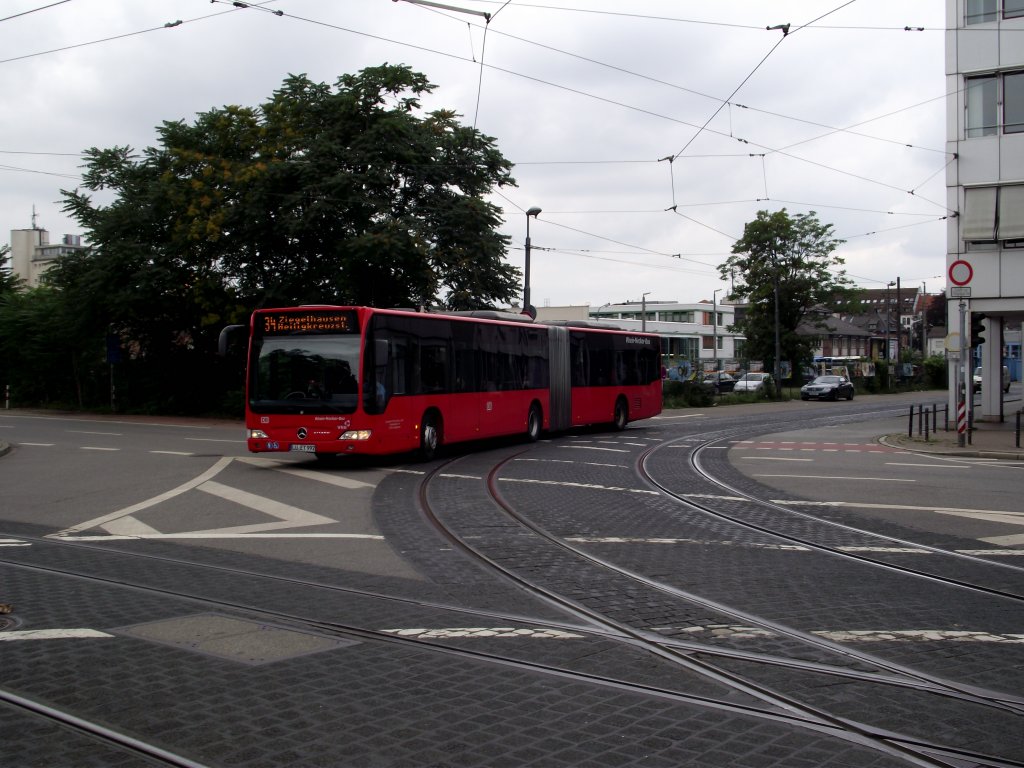 DB Rhein Neckar Bus Citaro in Heidelberg am 22.07.11