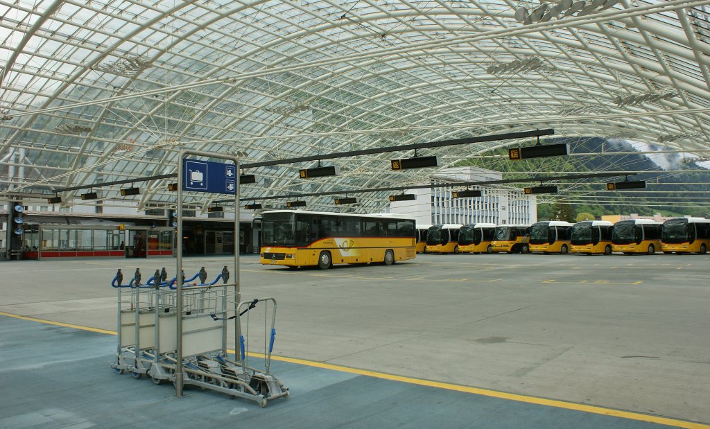 Der Busbahnhof in Chur.
(12.05.2010)