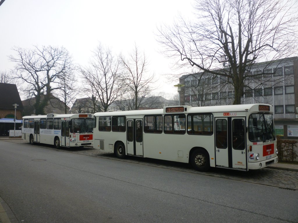 Der Wagen 51 steht abgemeldet in der Werkstatt.Das Foto entstand ein paar Tage vor der ausmusterung am 3.6.2011 am ZOB in Delmenhorst.