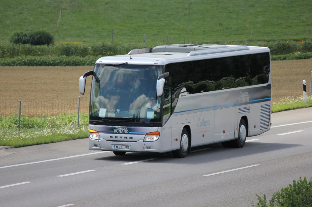 Deuxime Setra 415 GT-HD de la maison Transdev Dunant (France) photographi le 07.07.2012 prs de Berne