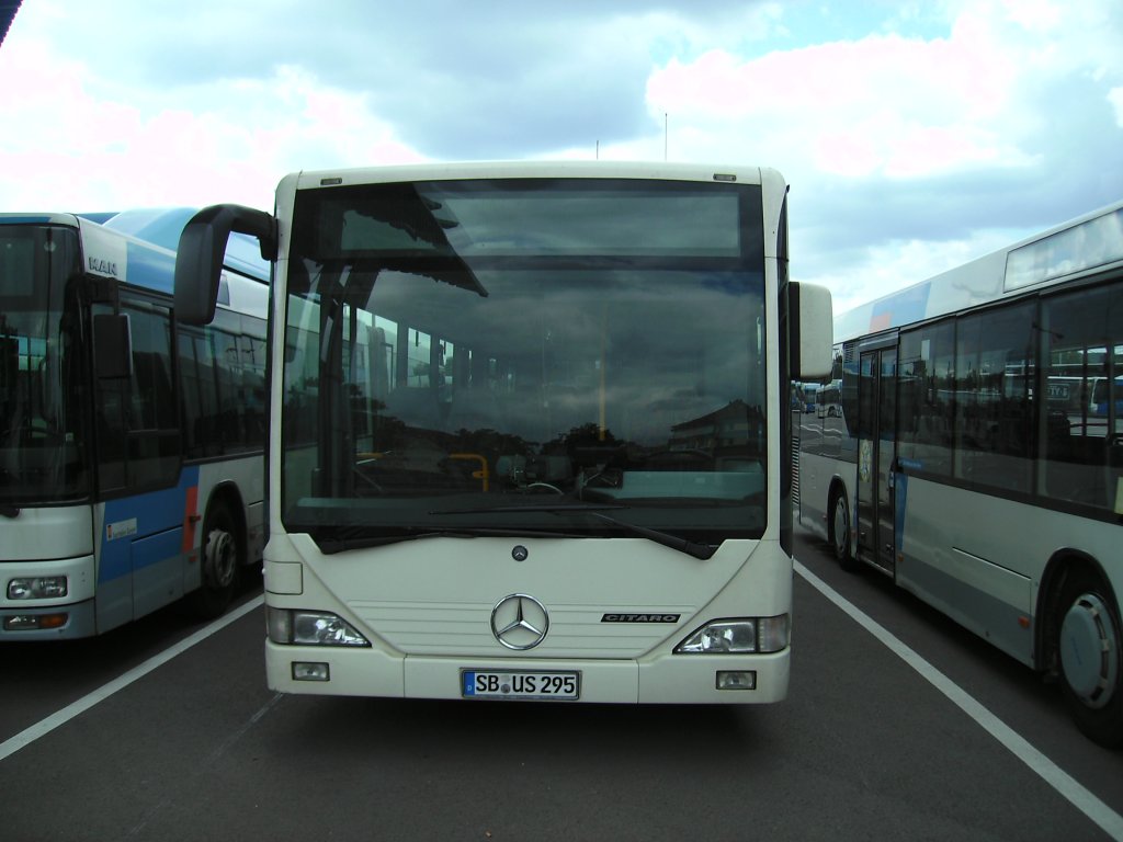 Dieses Foto zeigt einen Citaro Bus. Auch diese Aufnahme habe ich am 24.07.2010 in Saarbrcken gemacht.