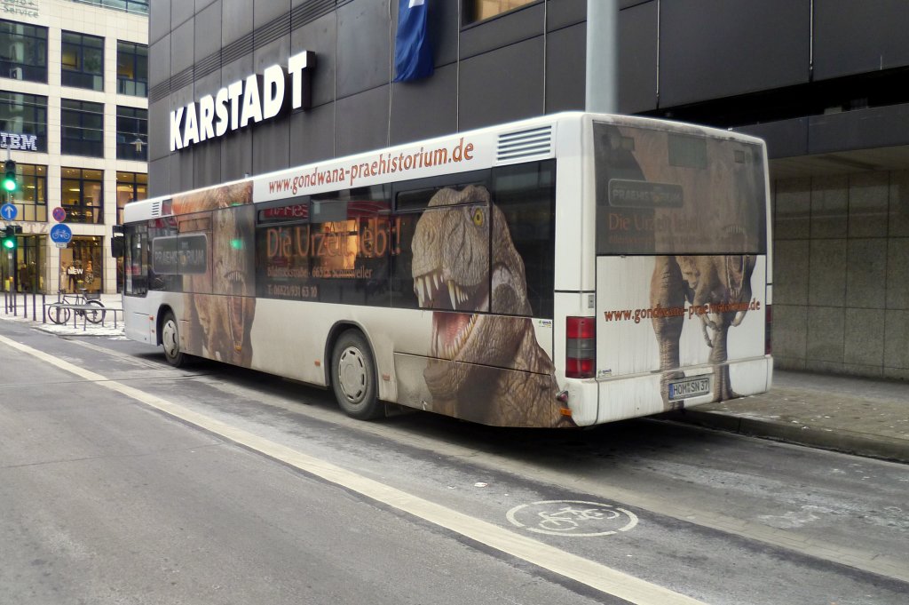 Ein Bus der Firma Mandelbachtal Reisen.Auf genommen in Saarbrcken.