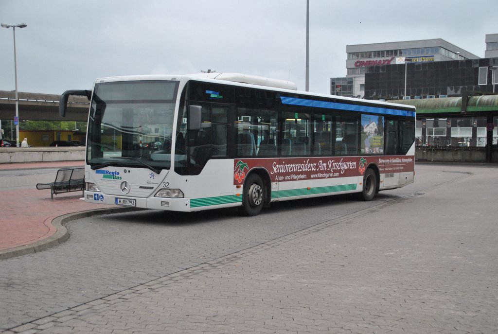 Ein Citaro I, am 28.09.10 am Hannover/ZOB.