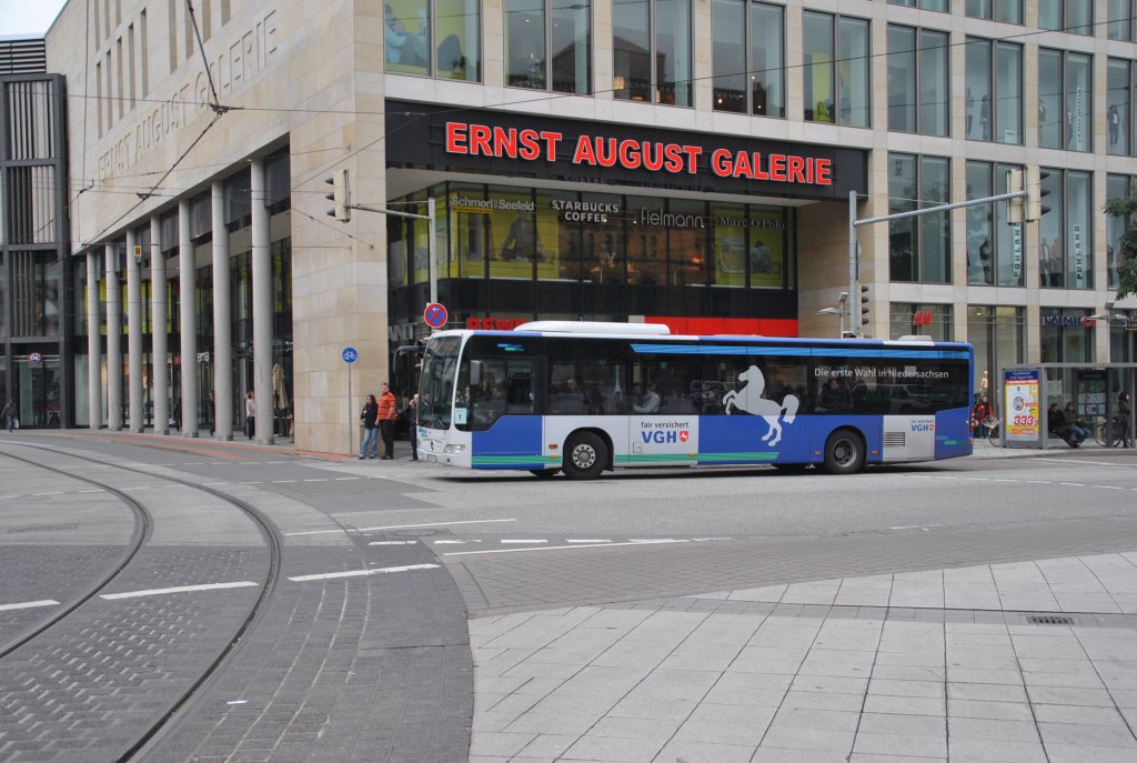Ein Citaro II, an der Haltestelle Hauptbahnhof/Ernst August Platz in Hannover 29.September 10.