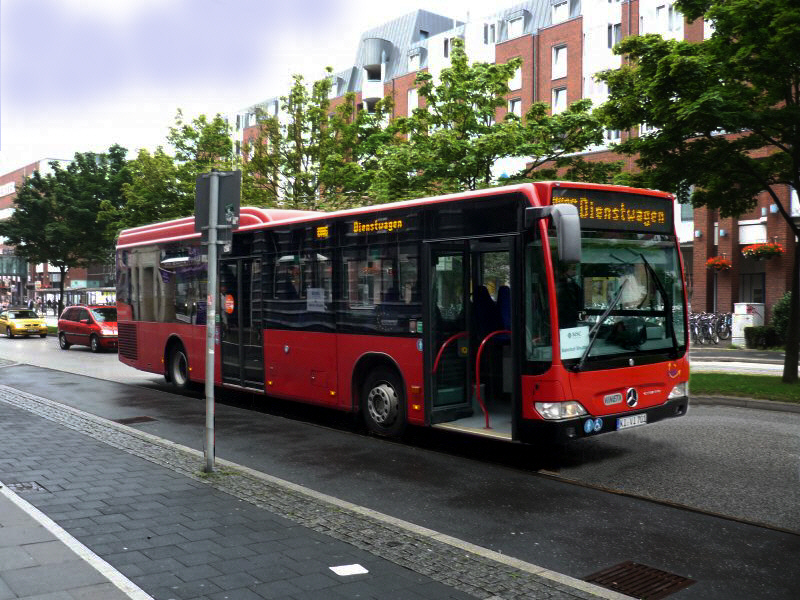 Ein Citaro von Vineta, Kiel im Shuttle-Dienst zum Schweden -Kai