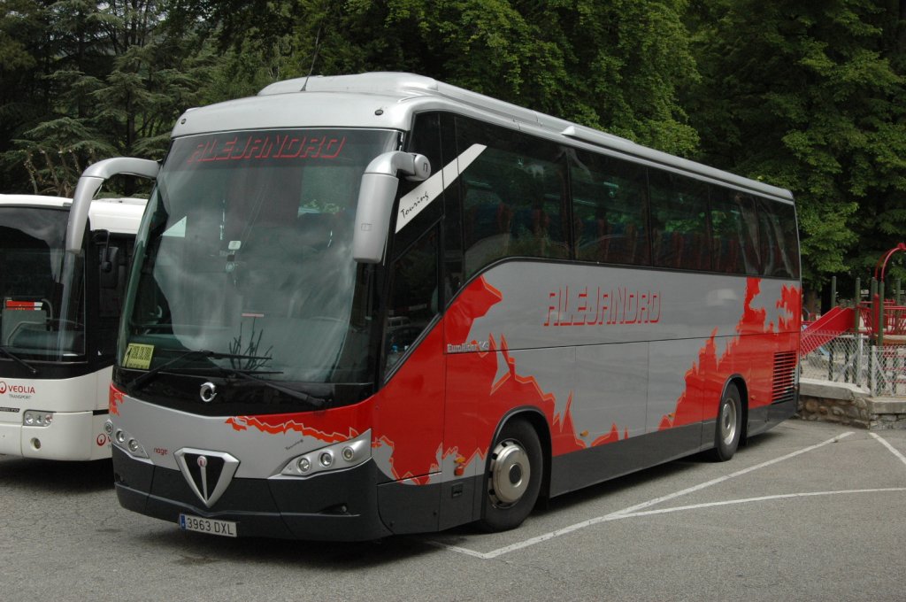 Ein IVECO-Irisbus am 30.05.2010 in Ax les Thermes gesehen.