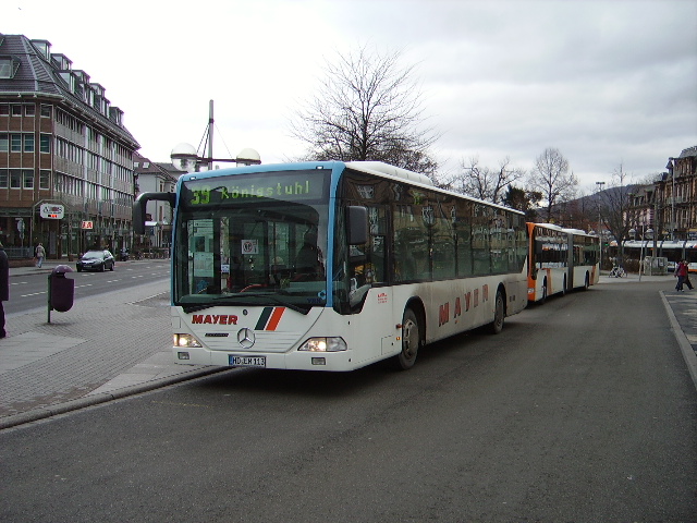 Ein Mayer Citaro  als 39 nach Knigstuhl in Heidelberg am 05.02.11