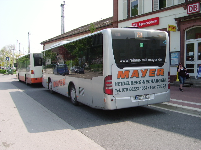 Ein Mayer Mercedes Benz Citaro K in Neckargemünd am 21.04.11