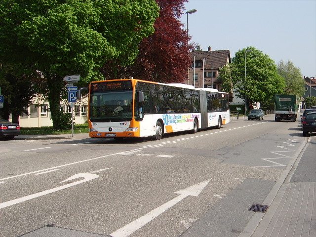 Ein Mercedes Benz Citaro G in Neckargemnd am 21.04.11