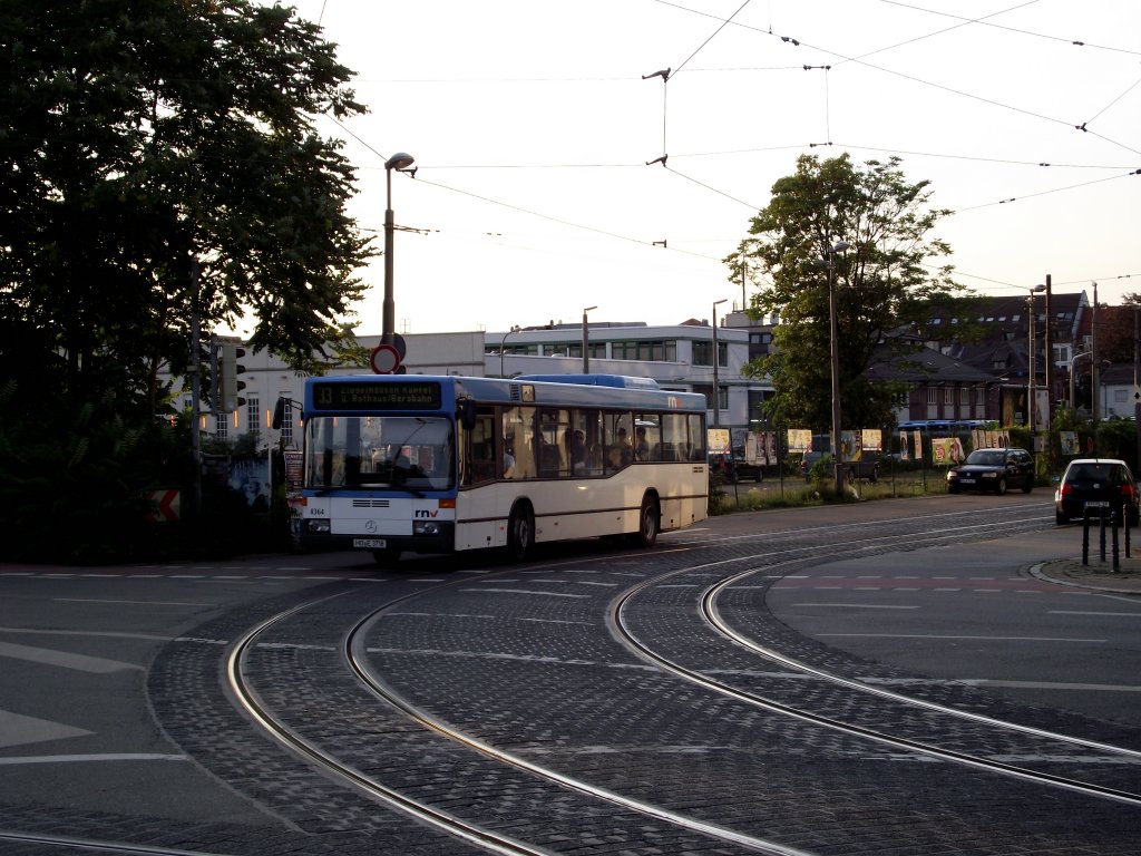 Ein Mercedes Benz O405 in Heidelberg am 15.07.11