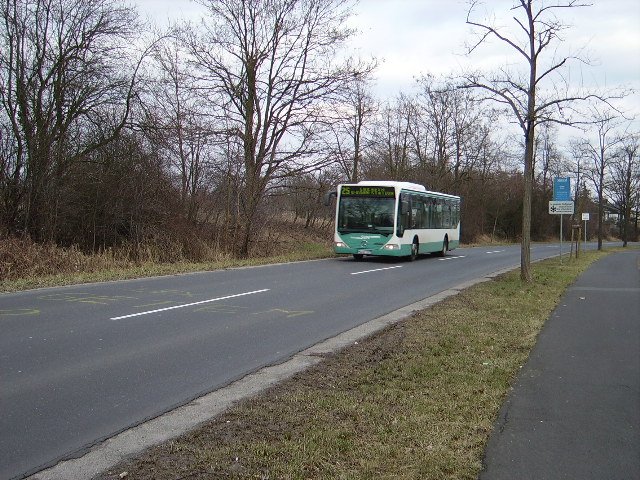 Ein SVM Bus der Linie 25 bei Maintal Hochsatdt.