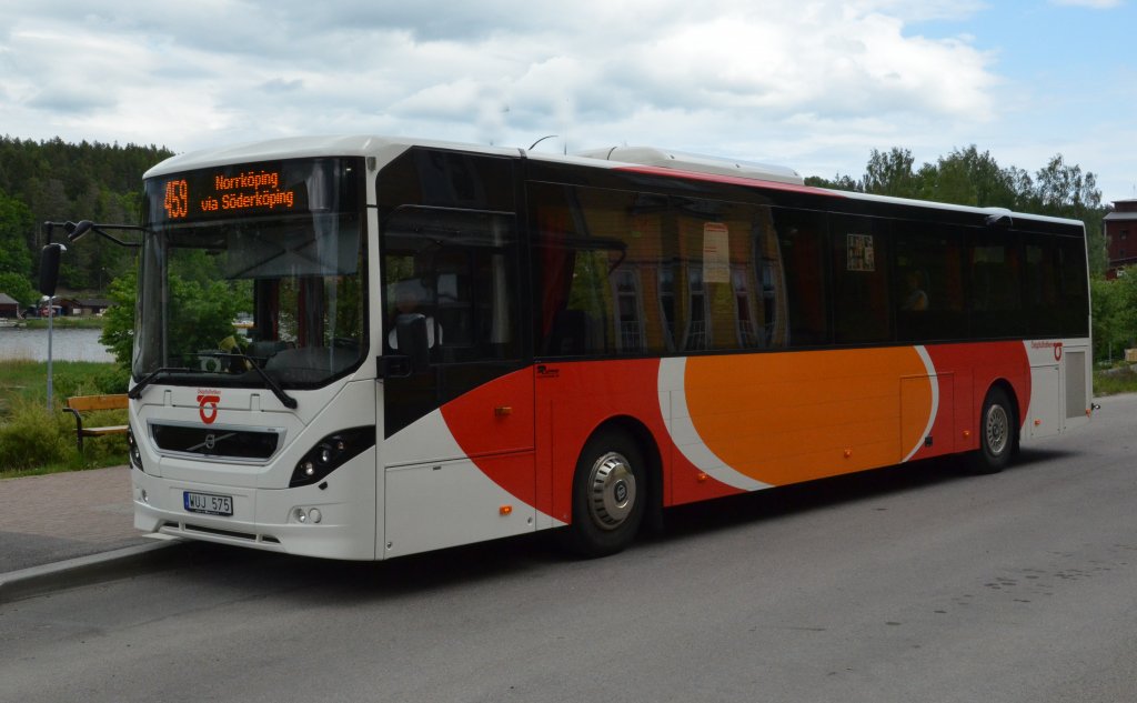 Ein Volvo 8500 Linienbus in Vstervik am 30.05.2012 gesehen.