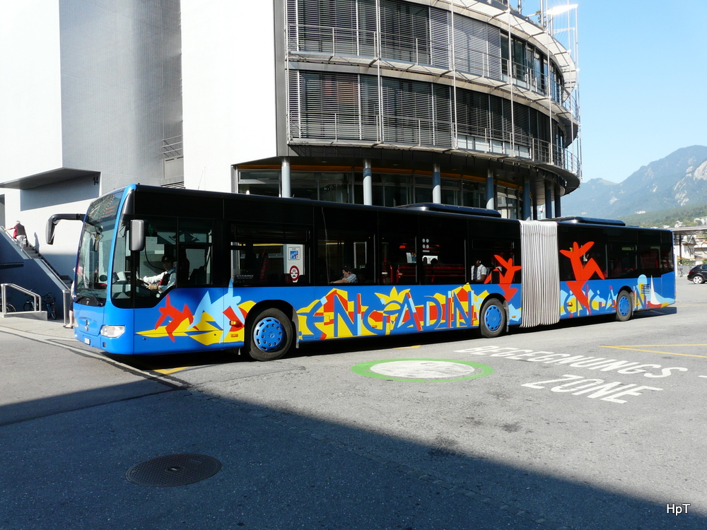 Engadin Bus - Mercedes Citaro  GR 155851 unterwegs in Chur am 26.09.2011
