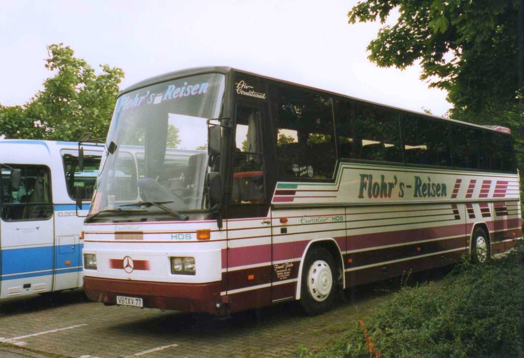Ernst Auwrter Eurostar O303 HDS, aufgenommen im August 1997 auf dem Parkplatz der Westfalenhallen in Dortmund.