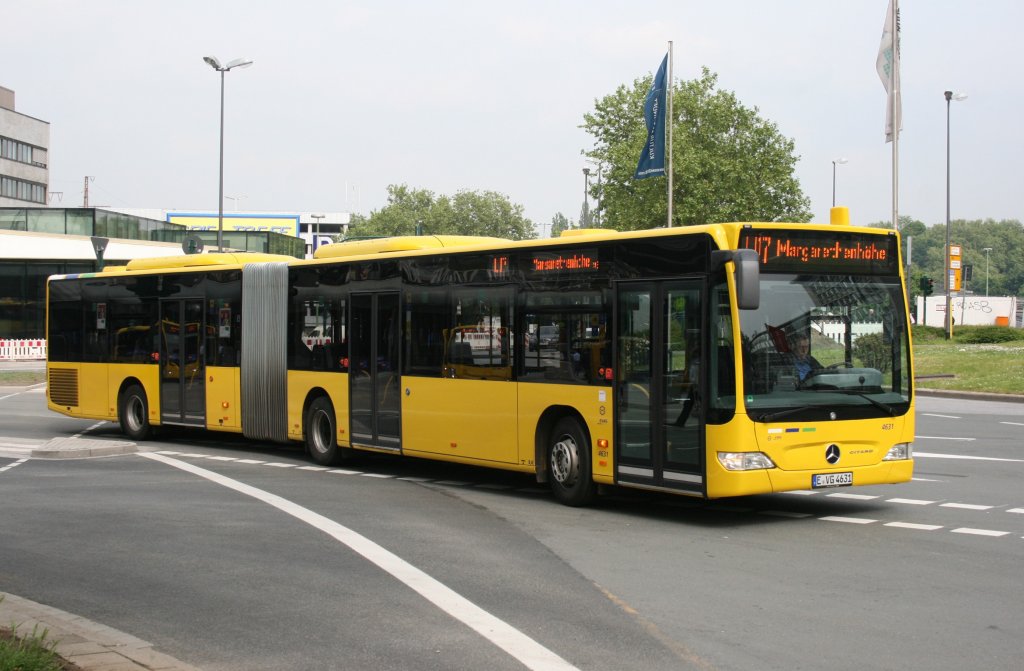 EVAG 4631 (E VG 4631) mit SEV fr die U-Bahnlinie 17.
Essen HBF, 27.5.2010