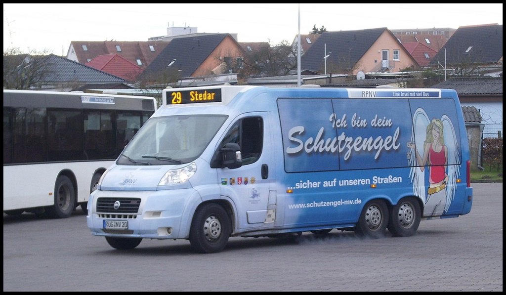 Fiat Ducato der RPNV in Bergen am 04.01.2012  
