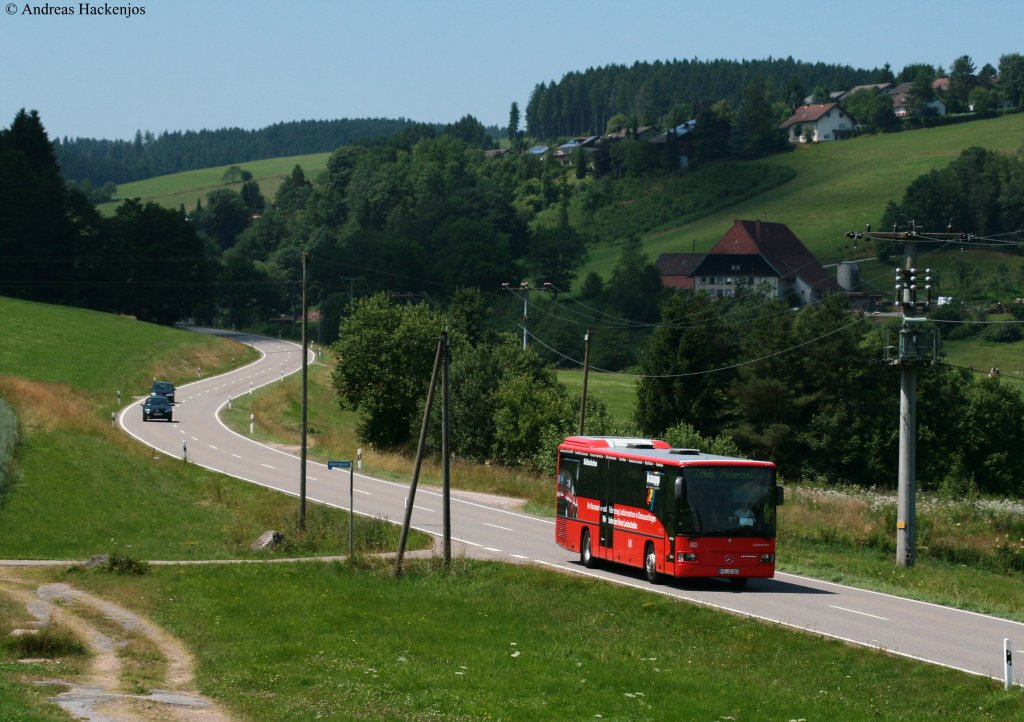 FR-JS 283  Kaupp Lackierzentrum  als Linie 7266 nach St.Georgen bei St.Georgen, jedoch ist schon die Folgeleistung 7265 nach Peterzell geschildert
