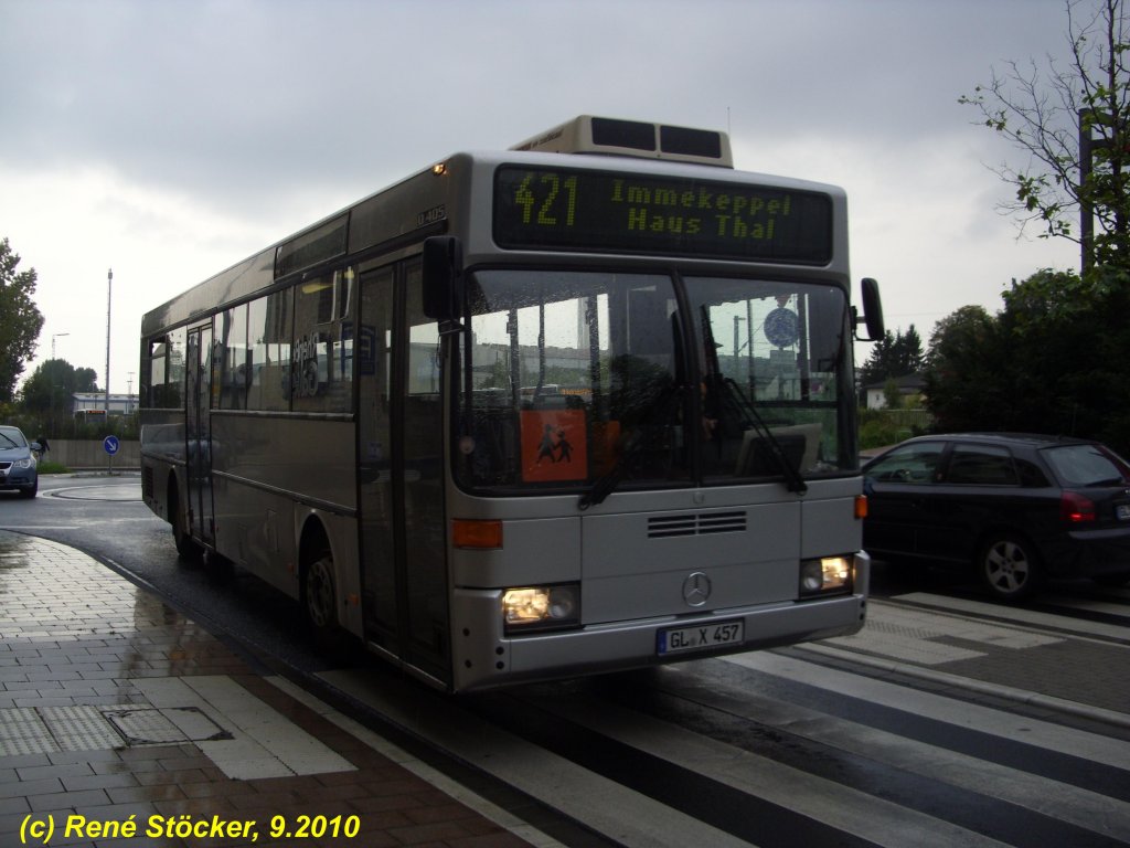 GL-X 457 am freitag 10.9.2010 beim verladenn vom S-Bahnhof Bergisch Gladbach