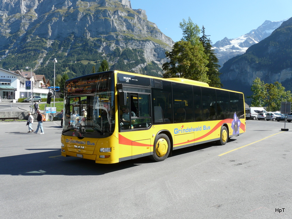 Grindelwald Bus - MAN Lion`s City  BE 261865 in Grindelwald am 16.09.2011