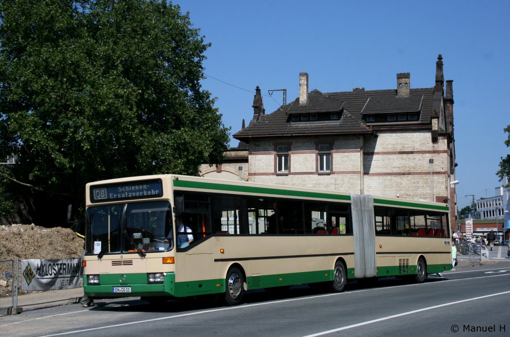 Guntermann (EN CG 11) mit SEV nach Wetter.
Witten HBF, 14.8.2010.