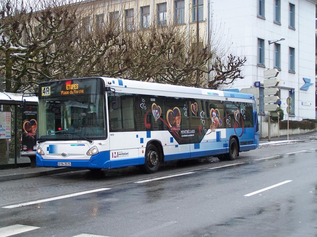 Heuliez GX 327 Nr 1413 am 20/12/11.