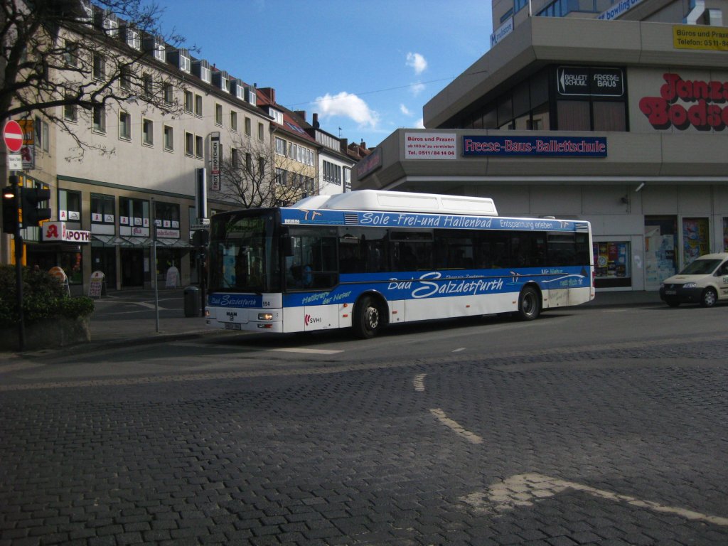 HI-SV 994 (Stadtverkehr Hildesheim GmbH) am ZOB in Hildesheim.