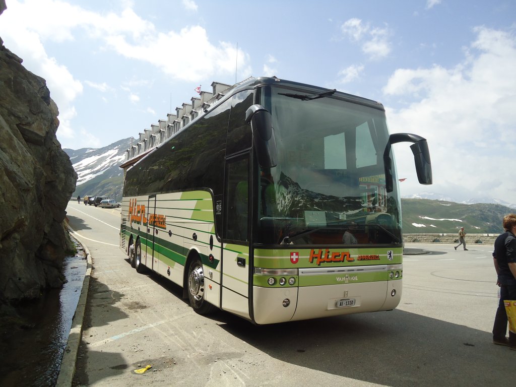 Hirn, Appenzell - AI 1310 - Van Hool am 1. Juli 2012 in Furka, Belvedere