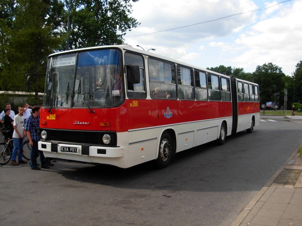 Historischen Bus Ikarus 280.26 #DK260, MPK Krakw, Krakw Kombinat, 22.07.2012
