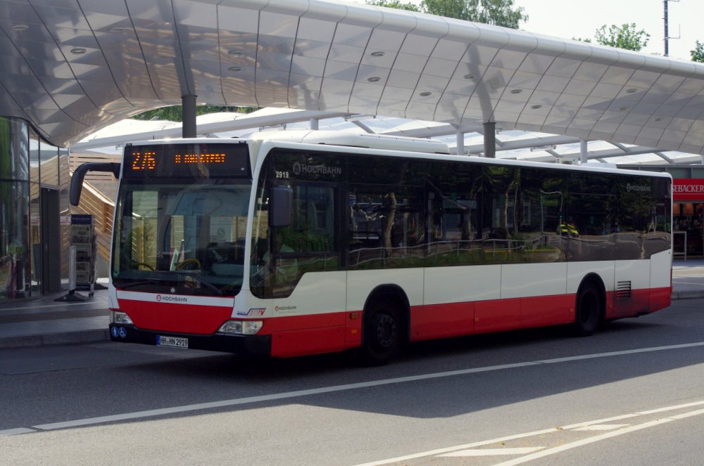 Hochbahn 2919 am 11.Juli 2010 in Poppenbttel
